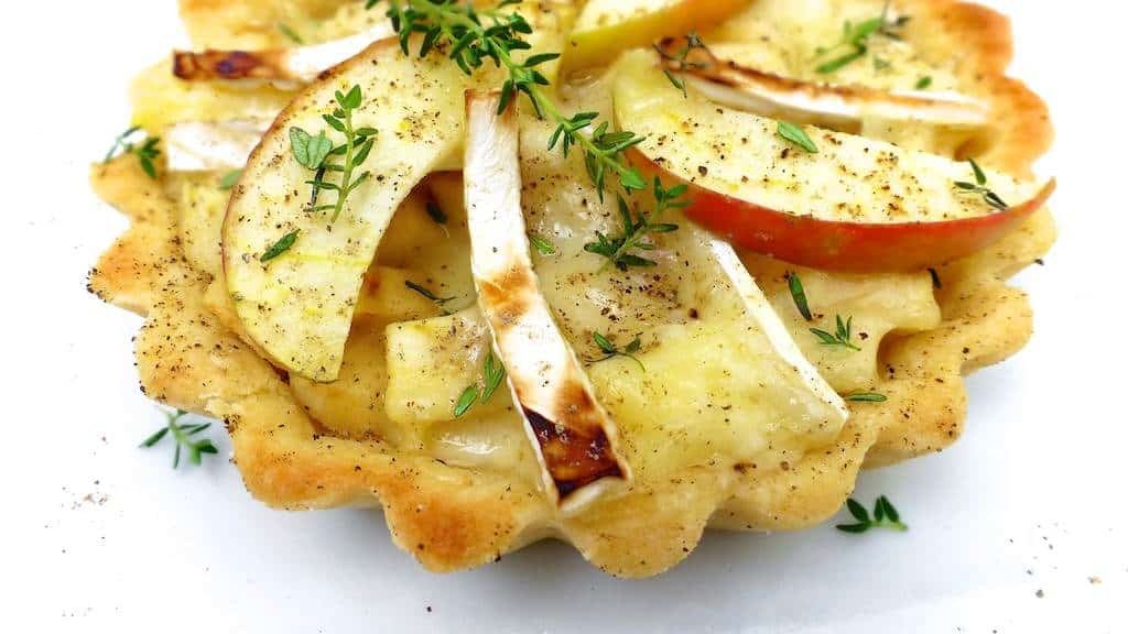 Apple Tart Recipe with Baked Brie Simple. Tasty. Good.