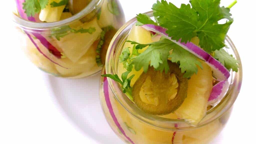 Pickled Pineapple Preserve Recipe Simple. Tasty. Good.