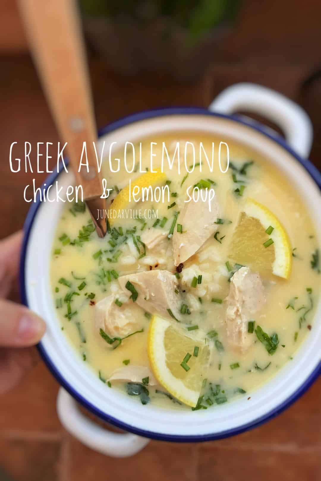 Avgolemono Soup Recipe (Greek Chicken Soup) | Simple. Tasty. Good.