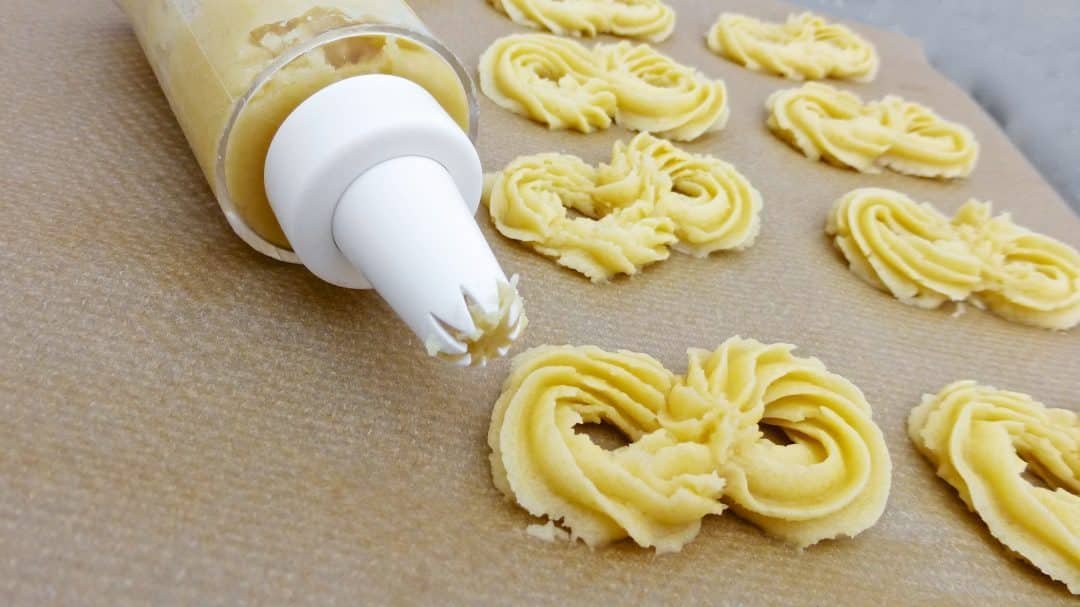 Viennese Biscuits Cookies Recipe Simple. Tasty. Good.