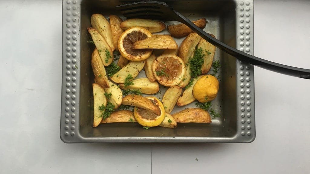 Lemon Potatoes for Thanksgiving Simple. Tasty. Good.