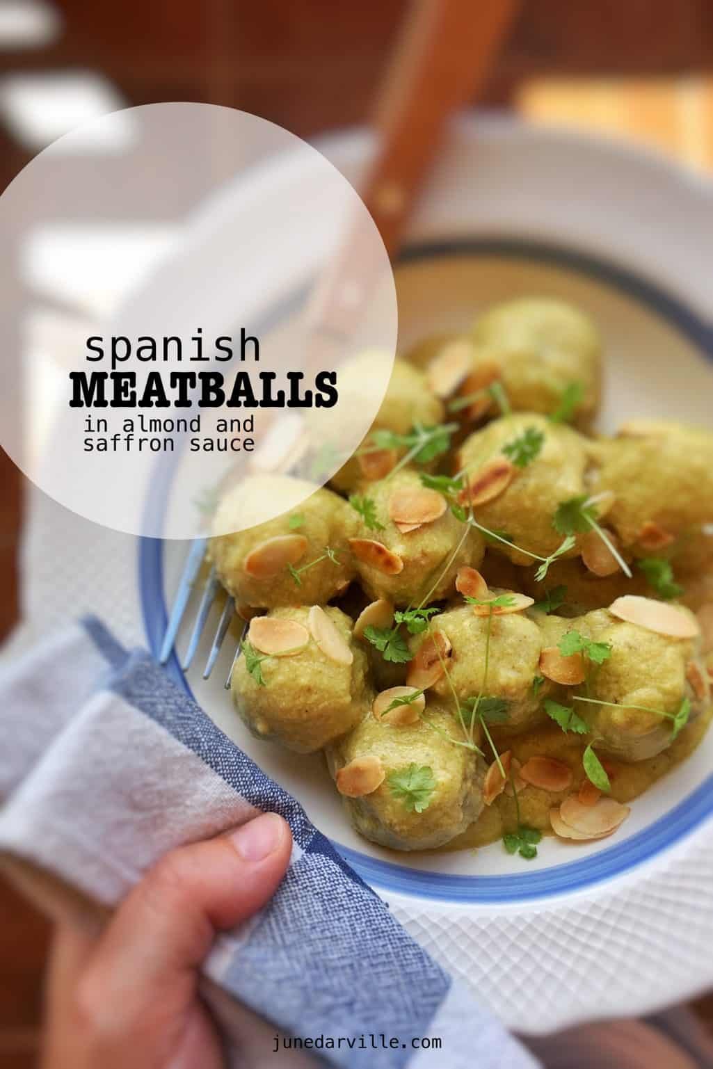 Best Spanish Meatballs in Almond Sauce | Simple. Tasty. Good.
